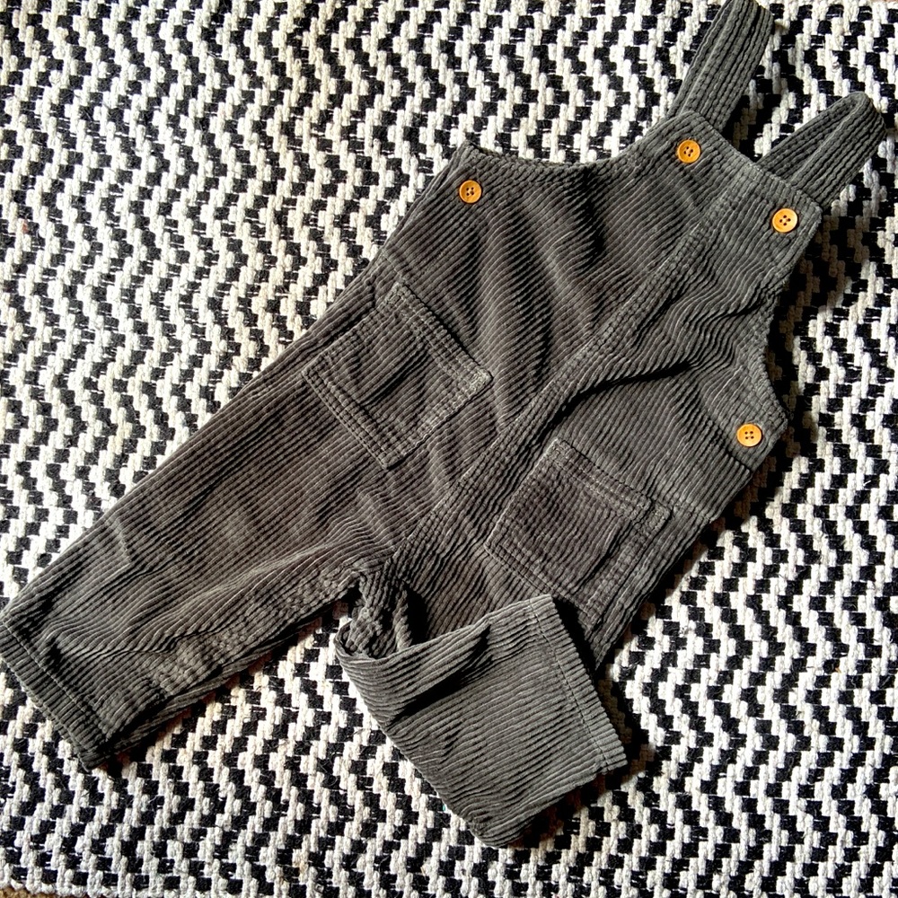 Green Corduroy Overalls (Little Co. by Lauren Conrad)